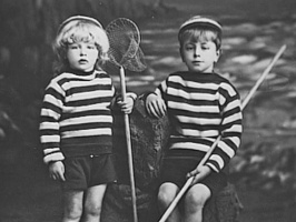 A portrait of young brothers