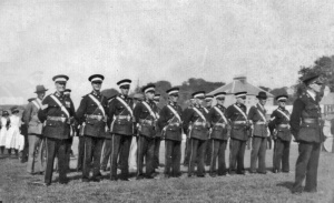 A St John Ambulance Brigade inspection, identified as 1930 at Springfield. The location is clearly wrong, and the date has not been confirmed