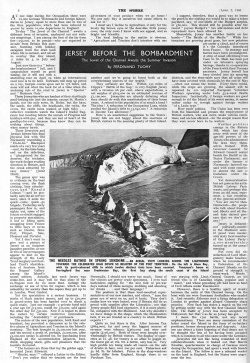 A 1948 article on Jersey after the war in in the The Sphere