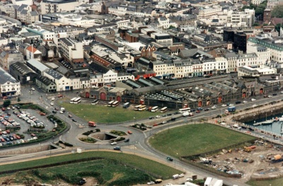 Underpass approach to the Weighbridge