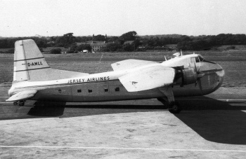 Jersey Airlines Bristol 170 in 1960