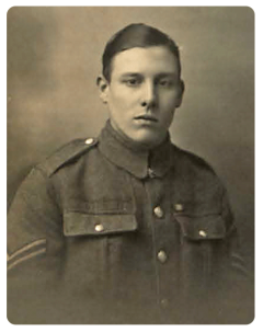 Corporal Harry Perks, MM, was a member of the Jersey Contingent and fought at the Somme, Messines, Ypres, Cambrai and Passchendaele. In August 1917 he was in charge of a regimental first aid post during the Ypres offensive and distinguished himself by following the attacking troops and giving them first aid as they fell, moving them to a place of safety, while under shell and rifle fire the whole time.