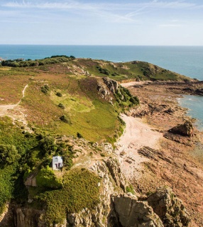 A view from a drone taken by Chris Brookes ...