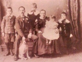 John and Eliza Egre and their children