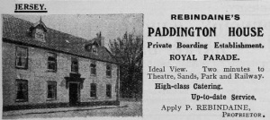 Rebindaine's Paddington House boarding house was in the Parade