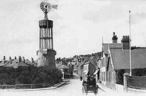 For many years a windmill stood on the Martello tower at First Tower