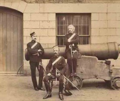 Royal Jersey Artillery officers