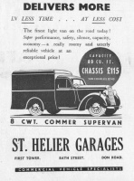 Commer Supervan from St Helier Garages