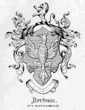 Later more ornate arms as shown in Payne's Armorial