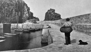Creux Harbour, late 1800s