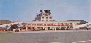 The enlarged terminal building in 1956
