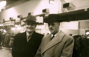 Father and son Philip and Philip Le Cuirot c1950