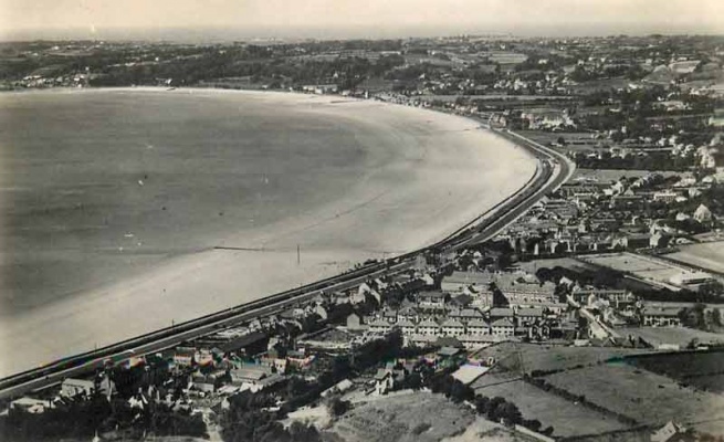 First Tower and St Aubin's Bay