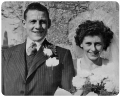 Coach driver Stanley de La Haye (1922-1982) married Marie Joyce, nee du Four (1924-2010) at St Saviour in 1949