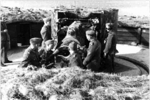 One of the guns of Batterie Lothringen