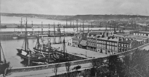 The English Harbour in 1880