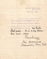 Sydney Dale's Royal Navy reference