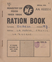 Food was still rationed in 1954, nine years after the war ended