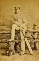 Harry Clarke, a member of the cricket first XI in the late 19th century