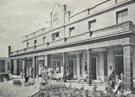 Hotel entrance in 1930