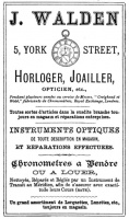 1887 advert from L'Almanach de la Gazette de Jersey