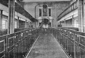 Inside the old church