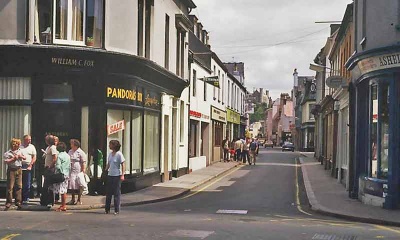 Corner of Burrard Street and New Street