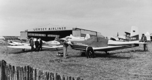 Jersey Airlines hangar
