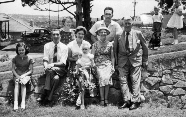 Renouf family in Durban, Christmas 1958