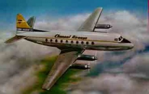 A Viscount in the colours of Channel Airways