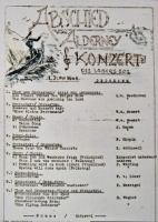 A programme for a post-war concert for PoWs