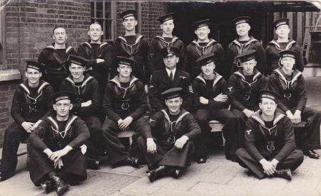 Raymond Mc Dermott and Navy colleagues