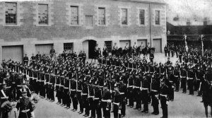 On parade at the old Town Arsenal
