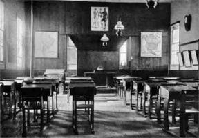A classroom at the school