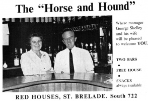 The Horse and Hound, with mine hosts, Mr and Mrs George Skelly
