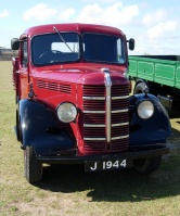 A restored Jersey potato lorry