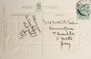 ... and another card sent to the family for New Year 1910