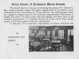 Green Island tearooms brochure