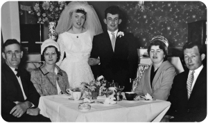 Wedding of Bryan John Le Gresley and Doreen Olga Le Herissier (1927-2009)