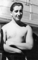 Later to become an Advocate, Jacques Labesse was a keen competitive swimmer and member of the Jersey Swimming Club