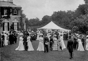 A Government house garden party in about 1910