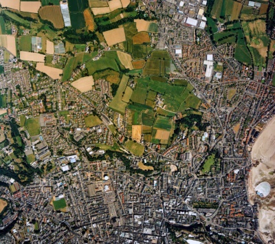 The south-eastern extremes of the town of St Helier