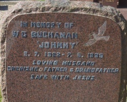 Buchanan - St Ouen parish cemetery