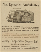 Co-Op vans advertised in Chronique de Jersey in 1959
