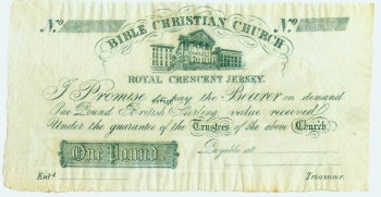 Bible Christian Church banknote