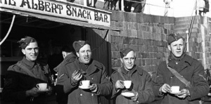 Back on leave in 1940 before the Germans arrived