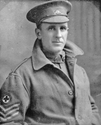 Thomas Bernard de Gruchy (1878-1930), chemist and Serjeant, Australian Army Medical Corps, in Great War. Father of Dr Gordon Carl de Gruchy (Denise de Gruchy, his daughter, Australia)