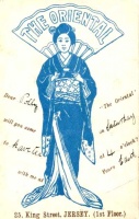 An invitation to The Oriental on the first floor of 25 King Street