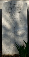 The grave of Great War casualty Joseph John Groizard at Dud Corner Cemetery, Loos
