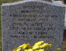 Rio - St Ouen parish cemetery
